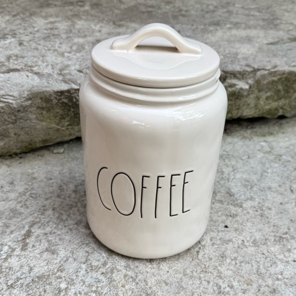 Rae Dunn COFFEE Large Letter 2018 Canister